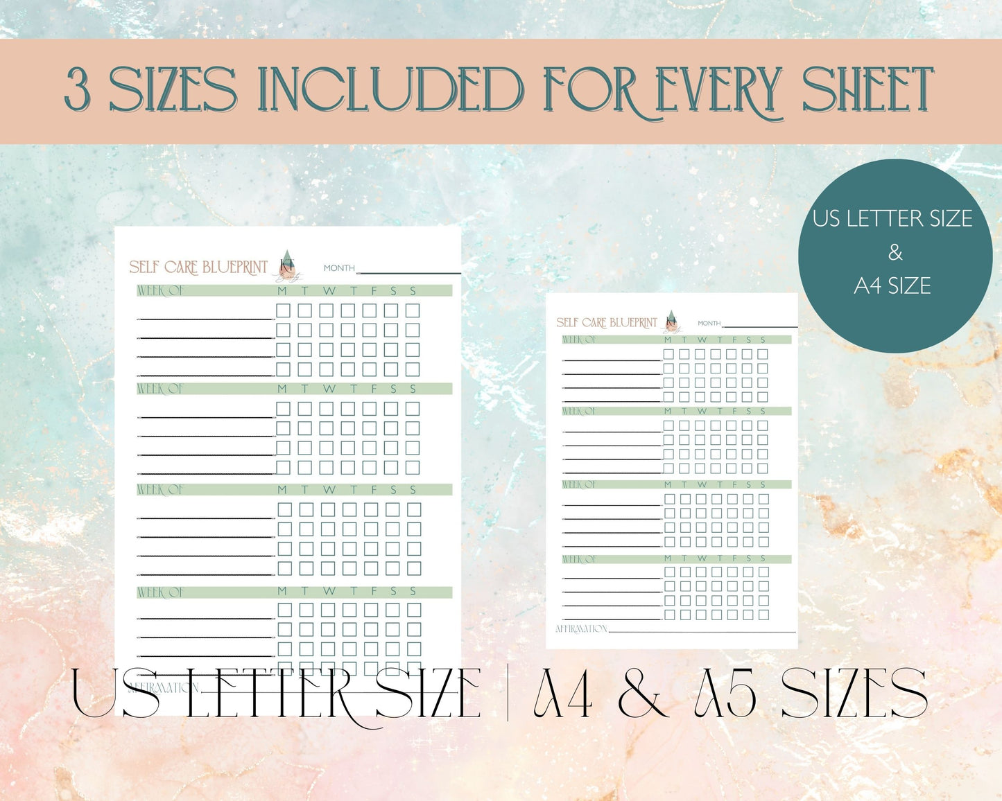 AM & PM Self-Care Tracker & Discovery Set | Kelli Thomsen Beauty