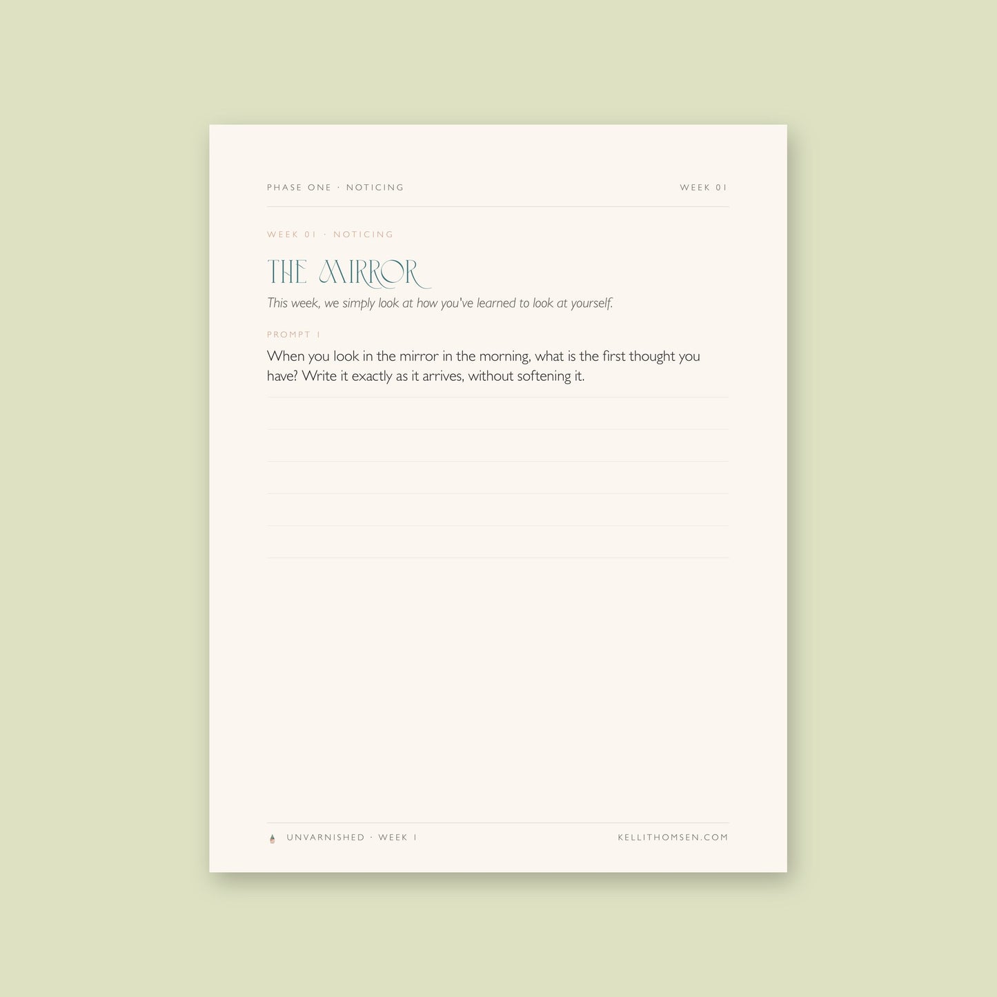 The Unvarnished Journal (Digital)